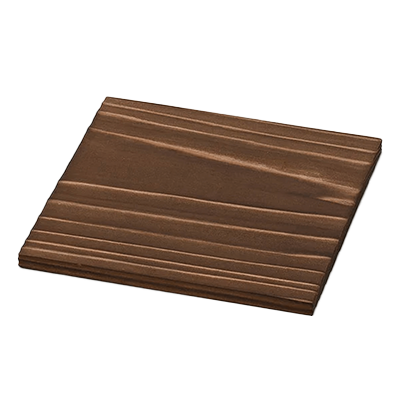 Japanese tableware Stove/Set board/Wire mesh Roasted cedar square board Approx. 15cm-Kinsho Pottery Co., Ltd.