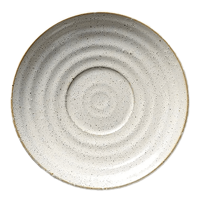 Japanese Tableware Coffee Bowl/Plate White Cloud Coffee Dish (Plate Only)-Kinsho Pottery Co., Ltd.