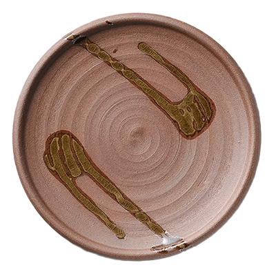 Japanese tableware, coffee bowls, bowls, Nanban Oribe style coffee saucers (plates only)-Kinsho Pottery Co., Ltd.