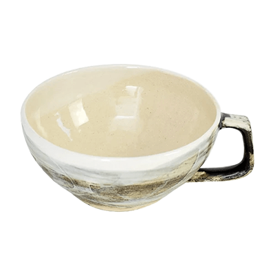 和食器 マグカップ 喜楽庵 鶴琳窯 カフェスープ 水墨彩-金正陶器株式会社