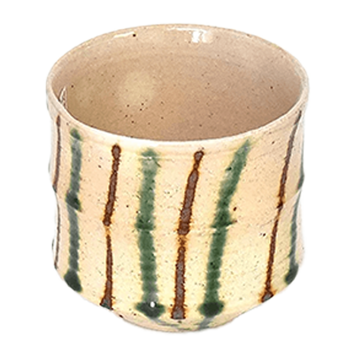 和食器 ロックカップ グルメスタイル 織部十草切立たっぷり碗-金正陶器株式会社