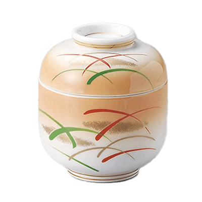 Japanese Tableware Mushi Bowl Kamogawa Mini Mushi Bowl-Kinsho Pottery Co., Ltd.