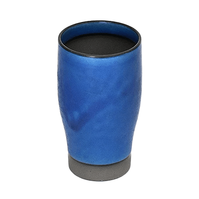 和食器 フリーカップ グルメスタイル 黒土トルコマットピルスナー-金正陶器株式会社