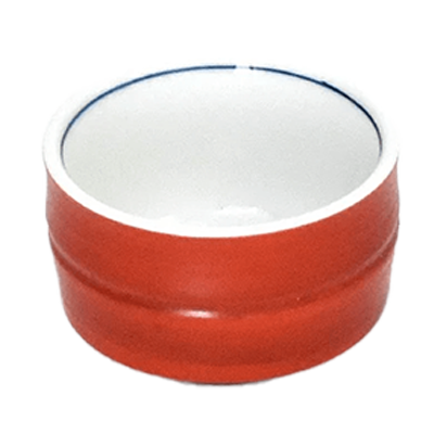 Japanese tableware sake bottles, sake cups, ochoko, red bamboo-shaped delicacy sake cups-Kinsho Pottery Co., Ltd.