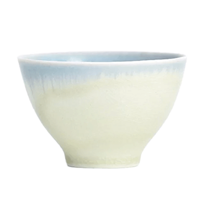 Japanese tableware teacup/sencha/matcha bowl Irodori Sencha Blue-Kinsho Pottery Co., Ltd.