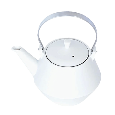 和食器 急須・ポット グルメスタイル フラスタム土瓶ミニ (白)-金正陶器株式会社