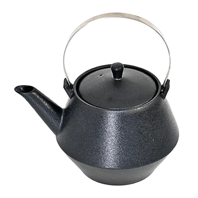 和食器 急須・ポット グルメスタイル フラスタム土瓶 (黒)-金正陶器株式会社