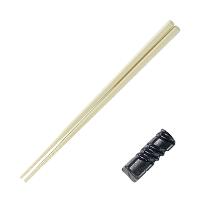 和食器 箸 21cm 麺王箸 アイボリー ラーメン用はし-金正陶器株式会社