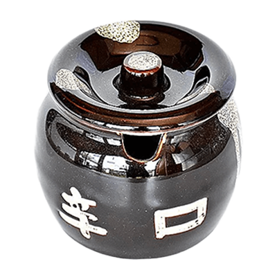 和食器 卓上小物 口切り天目辛口3号カメ-金正陶器株式会社