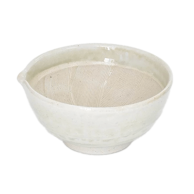 和食器 すり鉢・すりこぎ グルメスタイル ヒワ釉6寸片口すり鉢-金正陶器株式会社