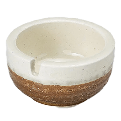 Japanese tableware ashtray Iga Shiranagashi ashtray small-Kinsho Pottery Co., Ltd.