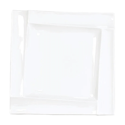 洋食器 角型プレート グルメスタイル イゾラ 18スクエアプレート-金正陶器株式会社