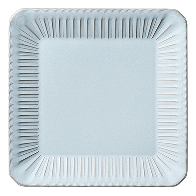 Western tableware square plate Storia Shabby Blue-Kinsho Pottery Co., Ltd.