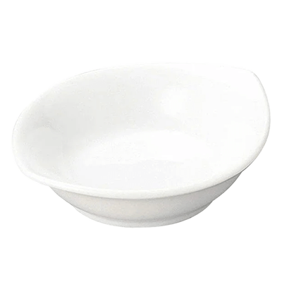 Western tableware deformed plate Almond small-Kinsho Pottery Co., Ltd.
