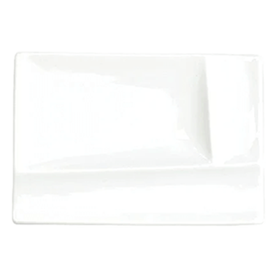 洋食器 仕切りプレート グルメスタイル イゾラ パレットプレートS-金正陶器株式会社