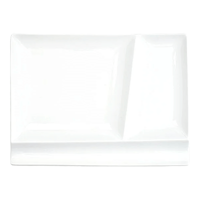 Western Tableware Divider Plate Gourmet Style Isola Palette Plate L-Kinsho Pottery Co., Ltd.