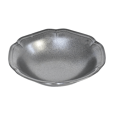 Western Tableware Round Bowl Gourmet Style Noir 17cm Shallow Bowl-Kinsho Pottery Co., Ltd.