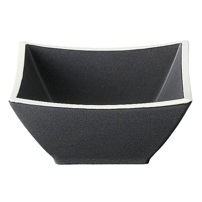 Western tableware square bowl Karma carbon black-Kinsho Pottery Co., Ltd.