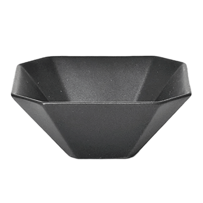洋食器 変形ボール グルメスタイル デプレブラック八角ボウル-金正陶器株式会社