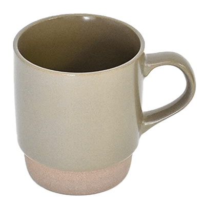 Western Tableware Mug Gourmet Style Stack Mug Gray Matte-Kinsho Pottery Co., Ltd.