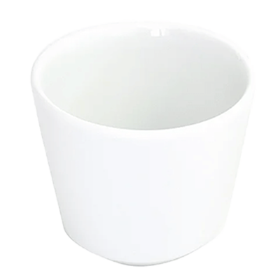 洋食器 コーヒーカップ・ティーカップ・ソーサー・ポット 白磁手なしカップ-金正陶器株式会社