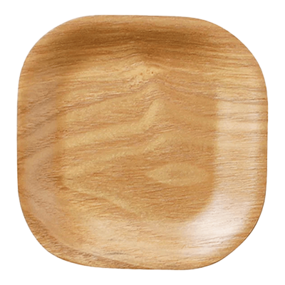 Western tableware cutlery gourmet style willow wood square coaster-Kinsho Pottery Co., Ltd.