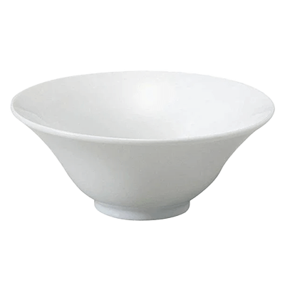 中華食器・アジアン食器 ラーメン丼 白桂林丼小-金正陶器株式会社