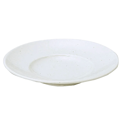 中華食器・アジアン食器 ラーメン丼受け皿 鳴門粉引 22cm丼受皿-金正陶器株式会社