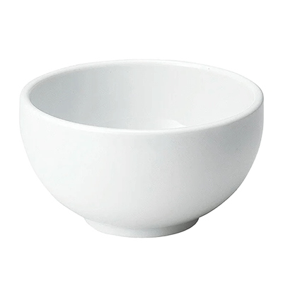 Chinese tableware/Asian tableware Sauce bowl for Tsukemen White Chinese 4.0 deep mouth bowl-Kinsho Pottery Co., Ltd.
