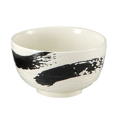 Chinese tableware/Asian tableware Sauce bowl for Tsukemen Gokubrush White 4.5 bowls with potter's eye-Kinsho Pottery Co., Ltd.