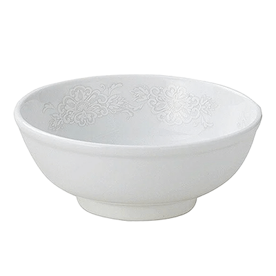 中華食器・アジアン食器 つけ麺用タレ鉢 スーパーチャイナ華清 絵付 5.0寸玉丼-金正陶器株式会社