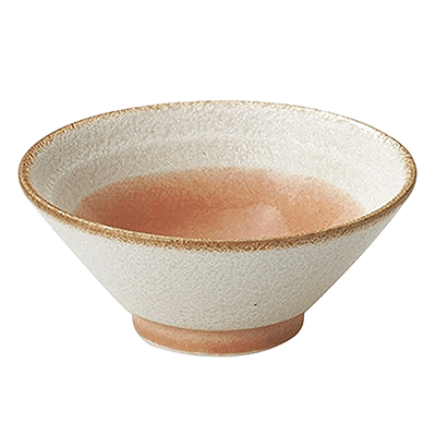Chinese Tableware/Asian Tableware Rice Bowl Glazed Pink 5.0 Rice Bowl-Kinsho Pottery Co., Ltd.