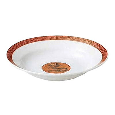 Chinese tableware/Asian tableware Soup bowl Shukin Kaminarimon 9 inch soup-Kinsho Pottery Co., Ltd.