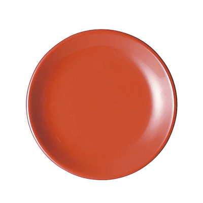 中華食器・アジアン食器 ギョウザ皿 ニューチャイナ 赤玉渕 16cm皿-金正陶器株式会社