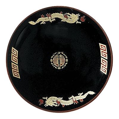 Chinese tableware/Asian tableware Tori plate Tenmoku Kinsairyu 5.0 plate-Kinsho Pottery Co., Ltd.