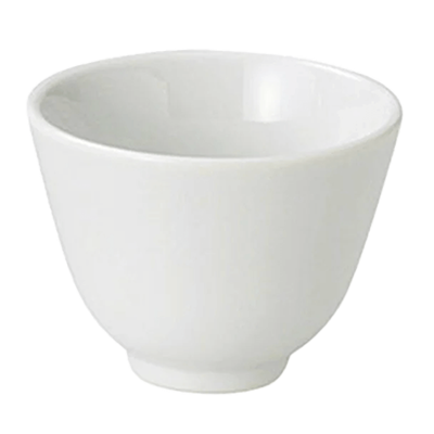 Chinese Tableware/Asian Tableware Tea Cup White Chinese Thick Mouth 7.2cm Rin Sencha-Kinsho Pottery Co., Ltd.