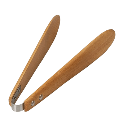 Lacquerware, wood products, hardware, glass, resin Wooden cutlery Beech Tongs Large-Kinsho Pottery Co., Ltd.