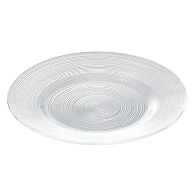 漆器・木製品・金物・ガラス・樹脂 ガラス製プレート・ボウル イマージュ 21cmリムプレート-金正陶器株式会社