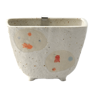 インテリア 線香立て 蚊取り線香ホルダー 金魚の蚊遣り器 フック付 蚊取り線香入れ-金正陶器株式会社