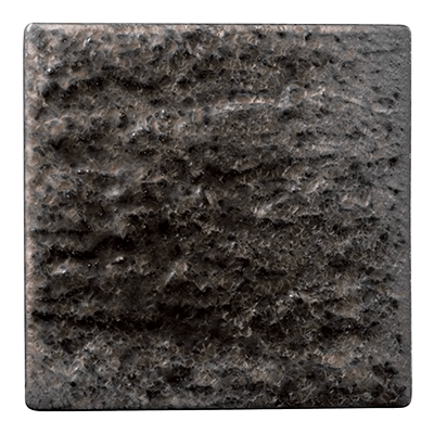 Japanese tableware square medium plate gourmet style gold crystal stone surface square 20cm plate-Kinsho Pottery Co., Ltd.