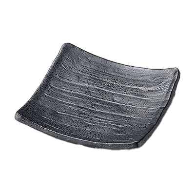 Japanese tableware square medium plate Nanban 5.5 square plate-Kinsho Pottery Co., Ltd.