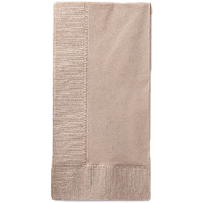 ペーパーナプキン 無漂白のパルプを使用したナプキンです LU-28 ナチュラル (未晒し) -オリエンタル紙業株式会社