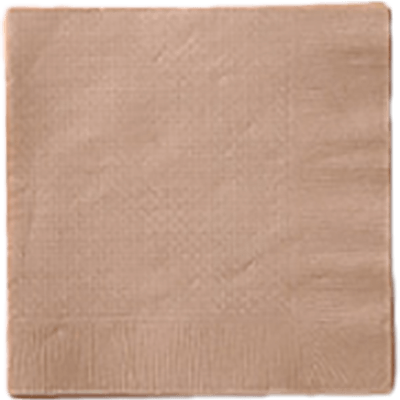 ペーパーナプキン 未晒しパルプを使用したシングルカクテルナプキンです S-14 未晒し-オリエンタル紙業株式会社