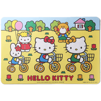 サンリオ ペーパーテーブルマット 4枚セット (小売向け) ハローキティ／ウ・サ・ハ・ナ／しんかんせん 等-オリエンタル紙業株式会社