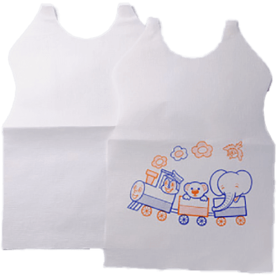 子供用 紙エプロン C-2 柄入り-オリエンタル紙業株式会社