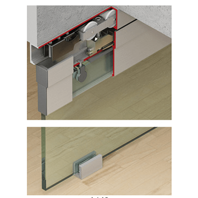 引戸用金具, Hawa ジュニア 80/G､セット 940.84.007-株式会社ハーフェレ・ジャパン