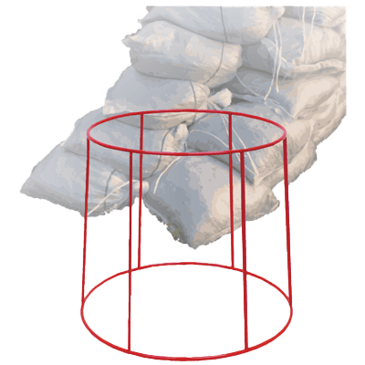 非常用・防犯用品 土嚢作成台 29DSD00SS-株式会社岩崎製作所