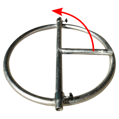 スプリンクラー機器 折畳式 円形スタンド-株式会社岩崎製作所