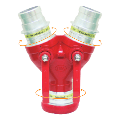 制水器具 イワマチ双口接手 PAT.-株式会社岩崎製作所