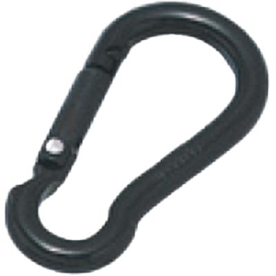 整列柱・移動式 アルミスナップフック6mm ブラック-帝金株式会社